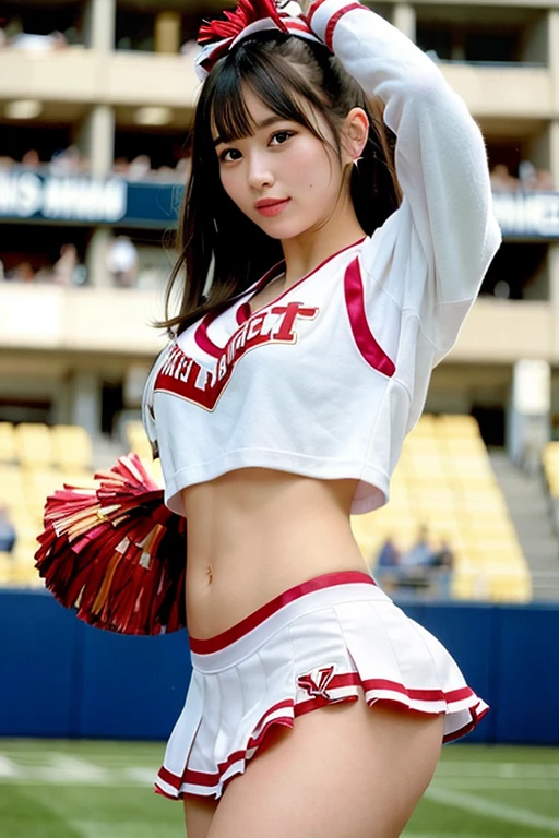 [Stable Diffusion] beautiful woman Masterpiece cheerleader [Realistic]