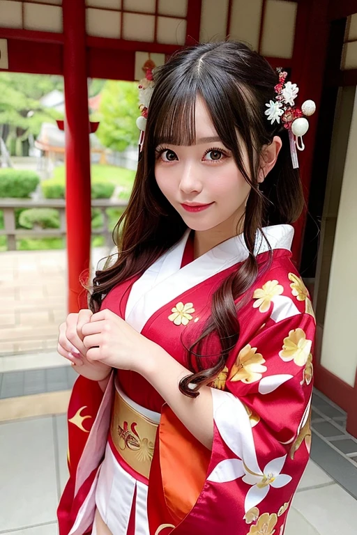 [Stable Diffusion] Japanese beautiful woman Masterpiece shrine maiden [Realistic]