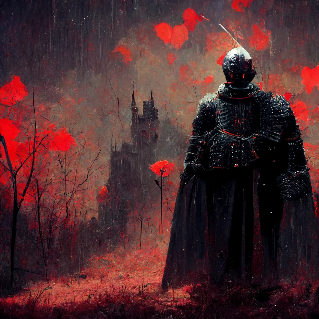 [Midjourney] Horror Cruel Sad Knight [Realistic]