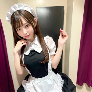 [Stable Diffusion] beautiful girl maid outfit [Realistic]