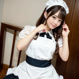 [Stable Diffusion] beautiful girl maid outfit [Realistic]