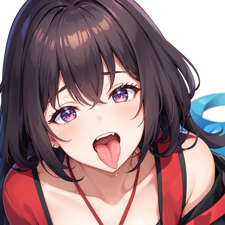 [Holara] woman Tongue out [Illustration]