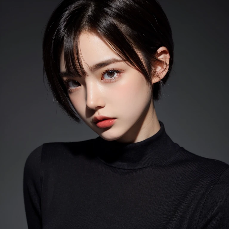 [Stable Diffusion] very short hair short hair woman Boyish [Realistic]