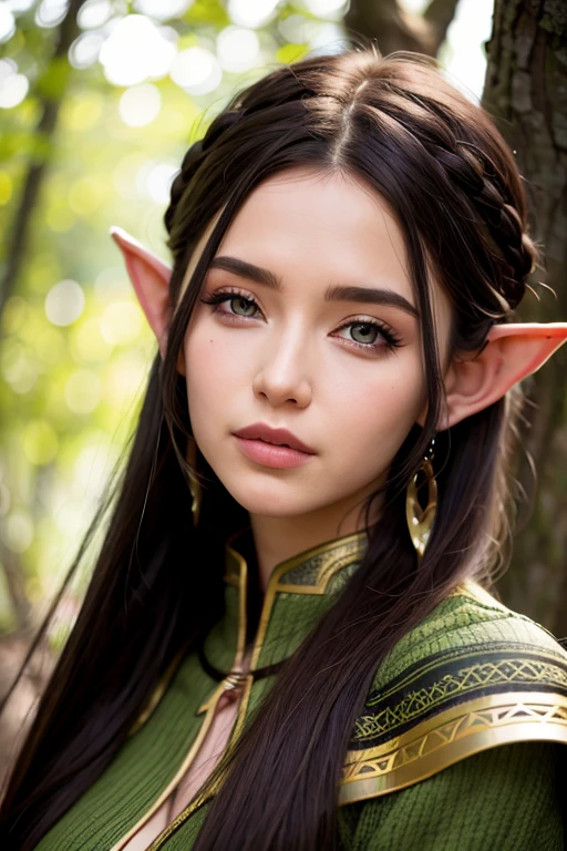 [Stable Diffusion] woman forest elf [Realistic]