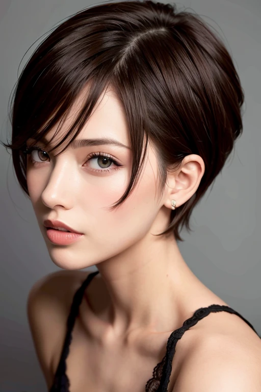 [Stable Diffusion] short hair beautiful woman Stylish [Realistic]