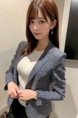 beautiful woman, Masterpiece, blazer