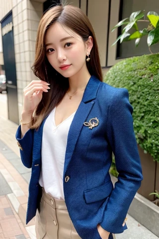 beautiful woman, Masterpiece, blazer