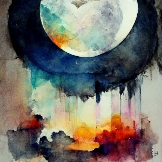 Abstract, moon